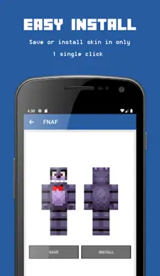 Skin FNAF for Minecraft android App screenshot 1