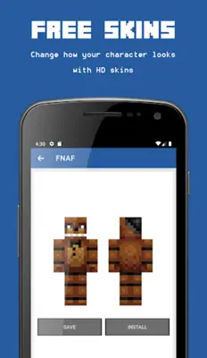 Skin FNAF for Minecraft android App screenshot 2